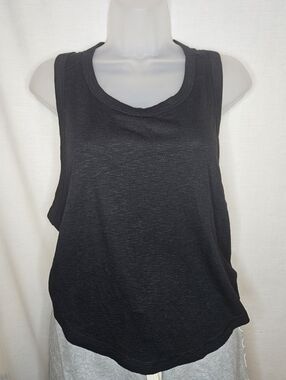 JoyLab Black Cropped Tank Top NWT Athletic Sleeveless Workout Top